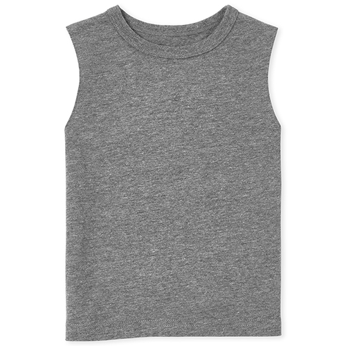 

s Baby And Toddler Boys Mix And Match Muscle Tank Top - Gray - The Children's Place