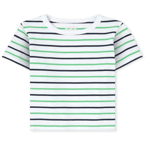 

s Baby And Toddler Boys Striped Top - White - The Children's Place