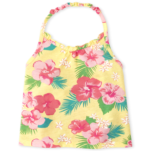 

s Baby And Toddler Mix And Match Print Halter Top - Green - The Children's Place