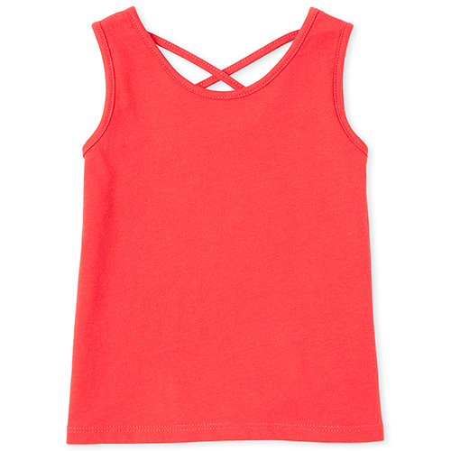 

s Baby And Toddler Mix And Match Cross Back Tank Top - Orange - The Children's Place
