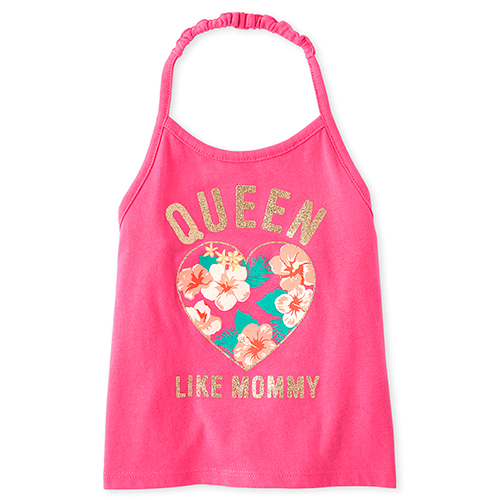 

s Baby And Toddler Mix And Match Glitter Halter Top - Pink - The Children's Place