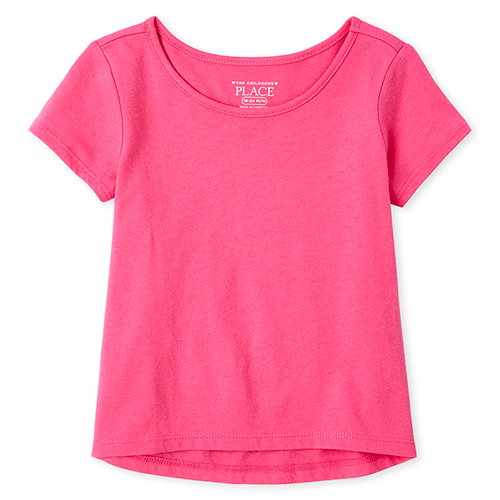 

s Baby And Toddler High Low Top - Pink - The Children's Place
