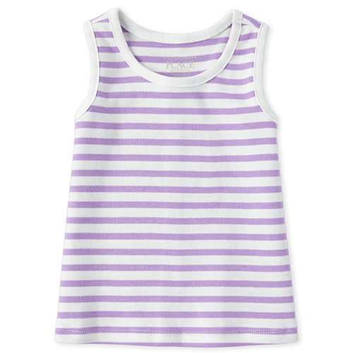 

s Baby And Toddler Striped Tank Top - Purple - The Children's Place