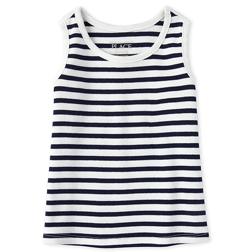 

s Baby And Toddler Striped Tank Top - Blue - The Children's Place
