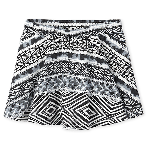 

s Baby And Toddler Mix And Match Print Skort - Black - The Children's Place