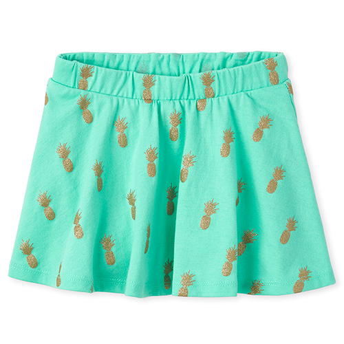 

s Baby And Toddler Mix And Match Glitter Skort - Green - The Children's Place