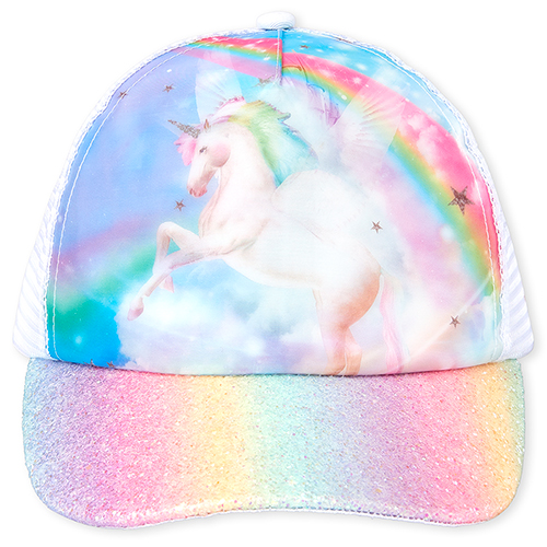 

Girls Lenticular Pegasus Baseball Hat - Multi - The Children's Place