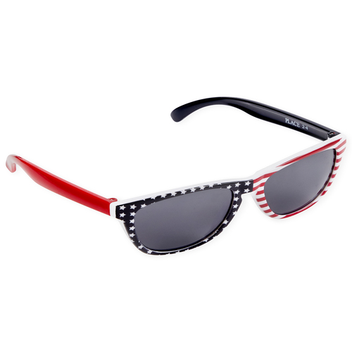 

Baby Boys Toddler Boys Flag Retro Sunglasses - Blue - The Children's Place
