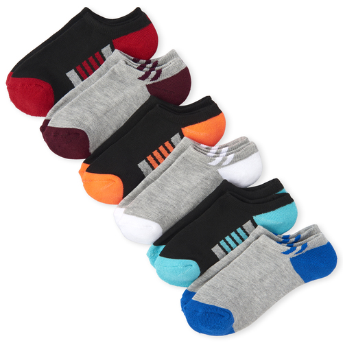 

Boys Boys Athletic Ankle Socks 6-Pack - Multi - The Children's Place