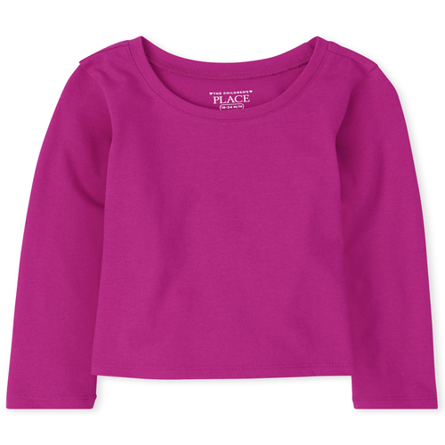 

s Baby And Toddler Basic Layering Tee - Pink T-Shirt - The Children's Place