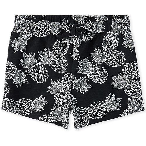 

Newborn Baby And Toddler Mix And Match Pineapple Shorts - Black - The Children's Place