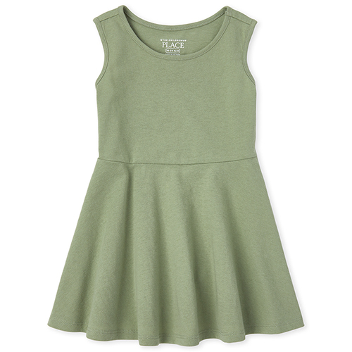 

s Baby And Toddler Tank Dress - Green - The Children's Place