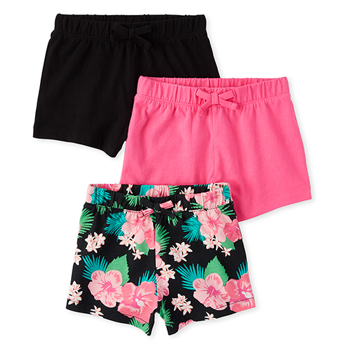 

Newborn Baby And Toddler Mix And Match Print Shorts 3-Pack - Multi - The Children's Place