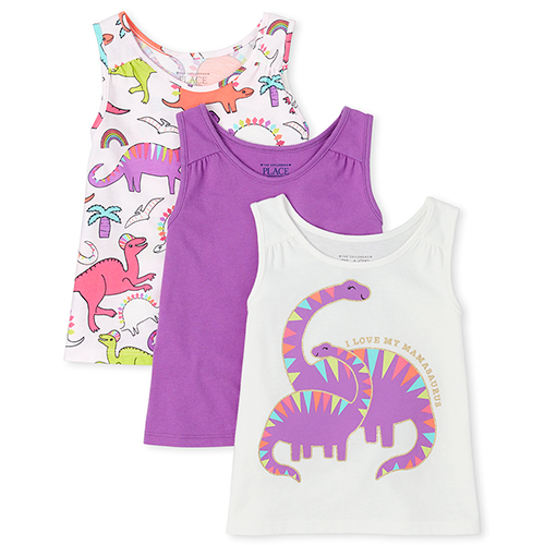 

s Baby And Toddler Mix And Match Tank Top 3-Pack - Purple - The Children's Place