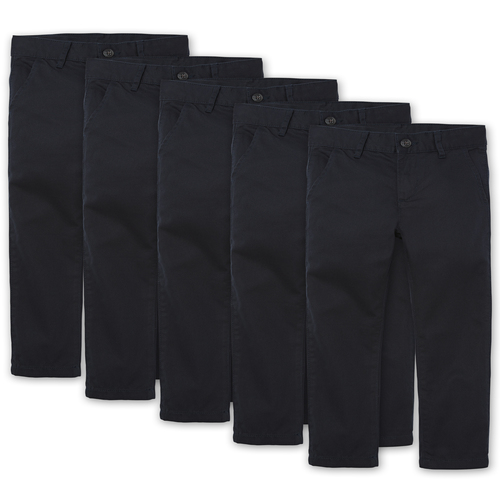 

Boys Boys Uniform Skinny Chino Pants 5-Pack - Blue - The Children's Place