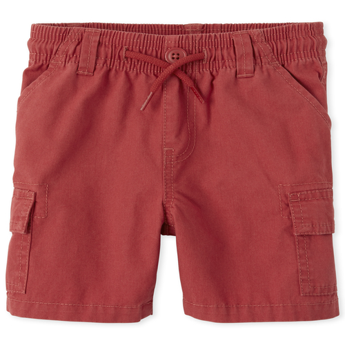 

s Baby And Toddler Boys Pull On Cargo Shorts - Red - The Children's Place