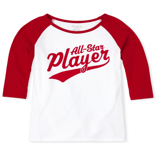 

s Matching Family Player Graphic Tee - White T-Shirt - The Children's Place