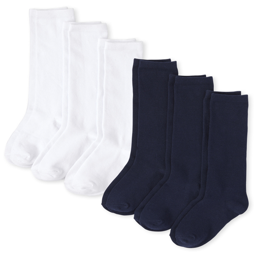 Girls Knee Socks 6-Pack - Multi - The Children's Place
