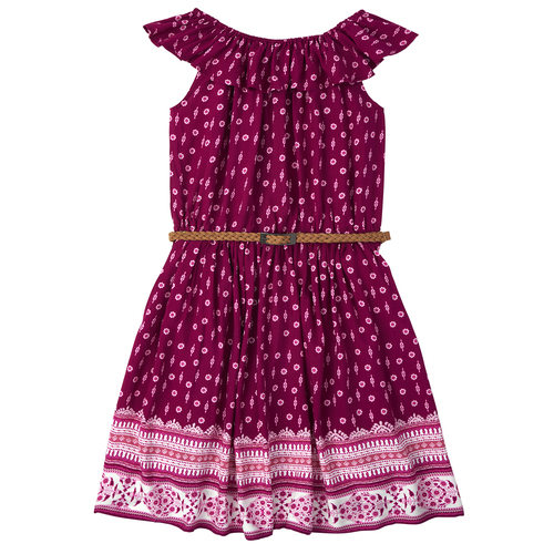 

Womens Mommy And Me Floral Matching Peasant Dress - Red - The Children' Place