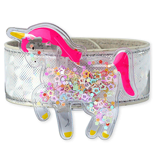 

Girls Holographic Shakey Unicorn Slap Bracelet - Multi - The Children's Place
