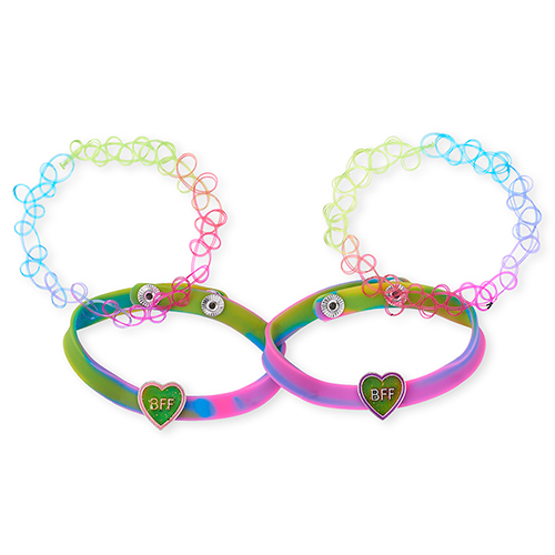 

Girls Tie Dye Bff Mood Bracelet 4-Pack - Multi - The Children's Place