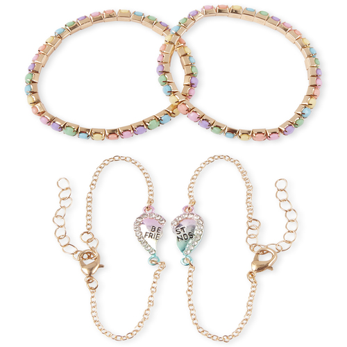 

Girls Bff Bracelet 4-Pack - Multi - The Children's Place