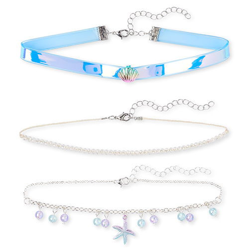 

Girls Seashell Choker Necklace 3-Pack - Multi - The Children's Place