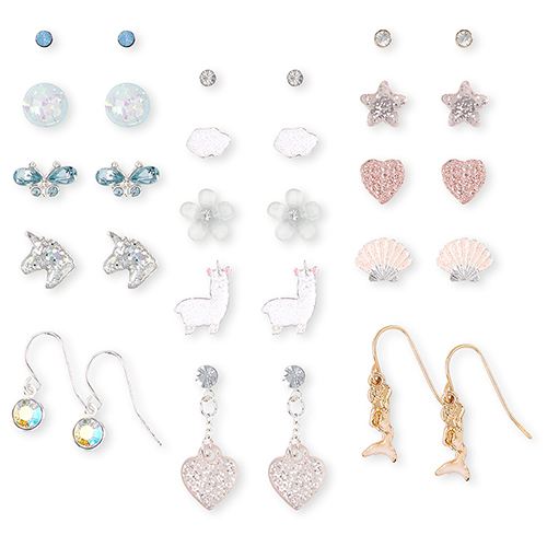 

Girls Glitter Critter Earrings 15-Pack - Multi - The Children's Place