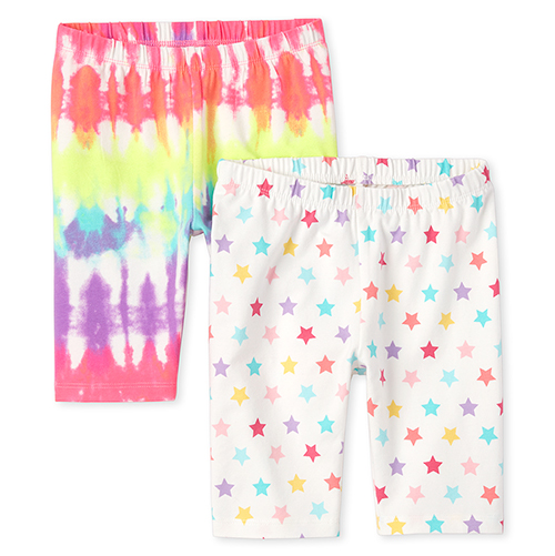 

Girls Mix And Match Bike Shorts 2-Pack - White - The Children's Place