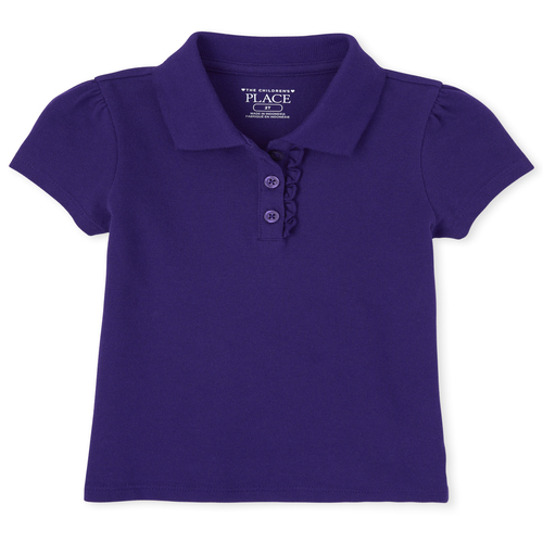 

s Toddler Uniform Pique Polo - Purple - The Children's Place