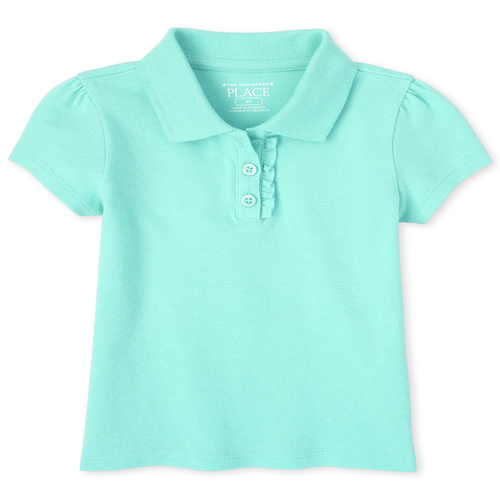

s Toddler Uniform Pique Polo - Blue - The Children's Place