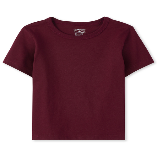 

s Baby And Toddler Boys Basic Layering Tee - Red T-Shirt - The Children's Place