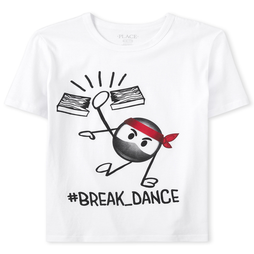 

s Boys Ninja Graphic Tee - White T-Shirt - The Children's Place