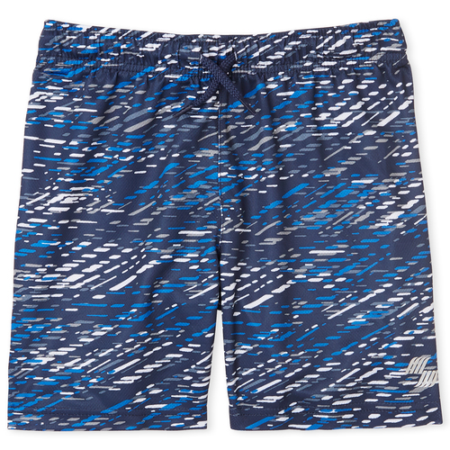 

Boys Boys Mix And Match Print Performance Basketball Shorts - Blue - The Children's Place