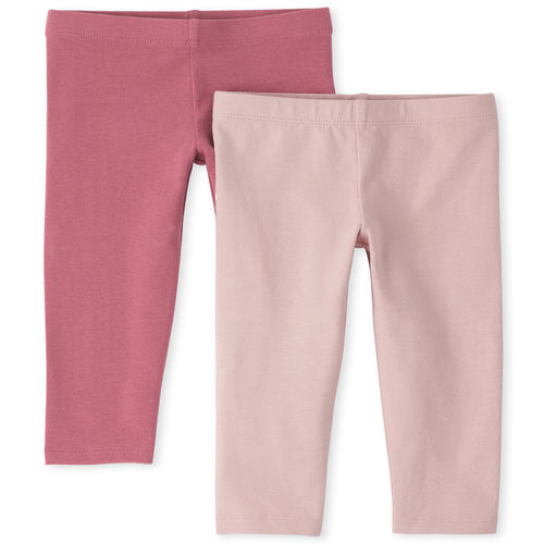 

Baby Girls Toddler Leggings 2-Pack - Pink - The Children's Place
