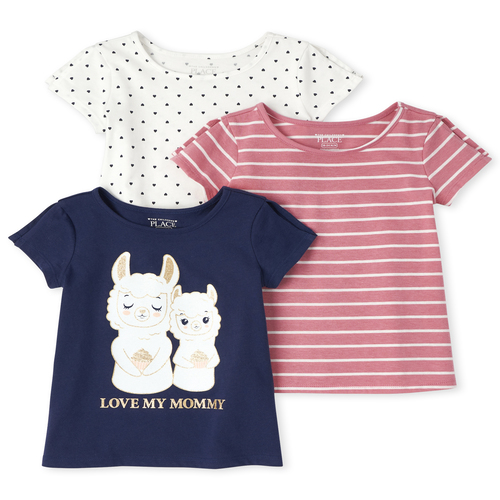

s Toddler Tunic Top 3-Pack - Blue - The Children's Place