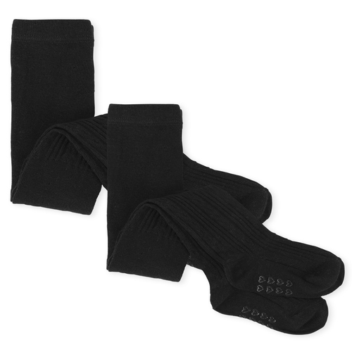 

s Toddler Cable Knit Tights 2-Pack - Black - The Children's Place