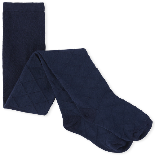 

Girls Diamond Pointelle Tights - Blue - The Children's Place