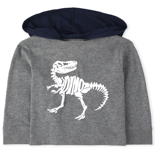 

s Baby And Toddler Boys Hoodie Top - Gray - The Children's Place