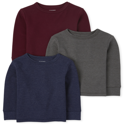 

s Baby And Toddler Boys Thermal Top 3-Pack - Multi - The Children's Place