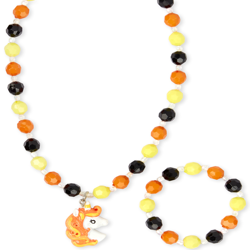 

Girls Halloween Unicorn Beaded Necklace And Bracelet Set - Multi - The Children's Place