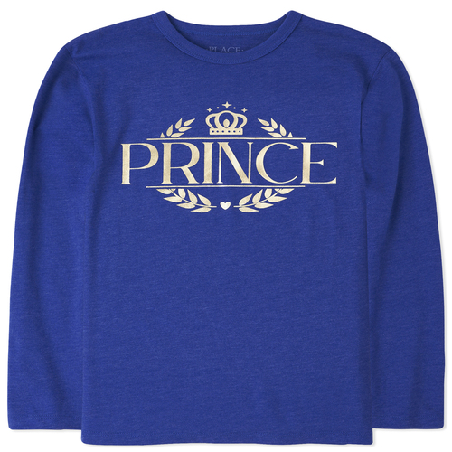 

s Boys Matching Family Foil Royal Graphic Tee - Blue T-Shirt - The Children's Place