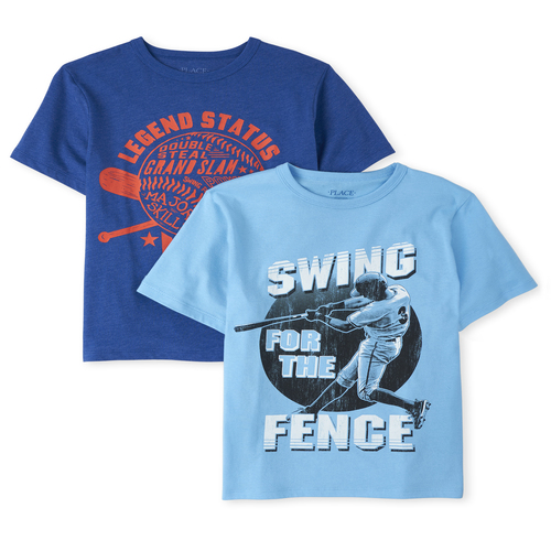 

Boys Boys Baseball Graphic Tee 2-Pack - Multi T-Shirt - The Children's Place