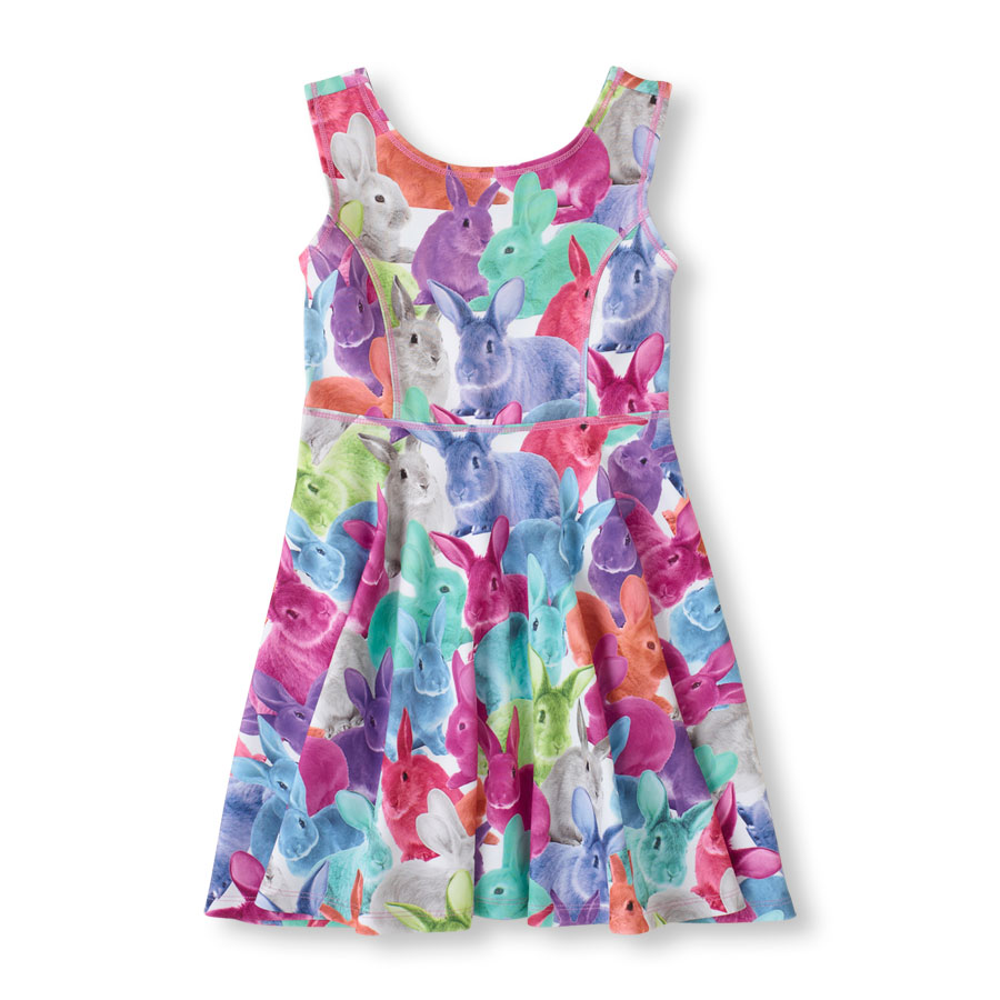 photo-real skater dress