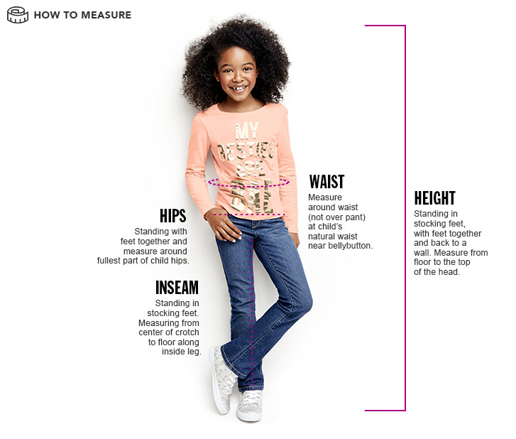 Girls Measuring Guide